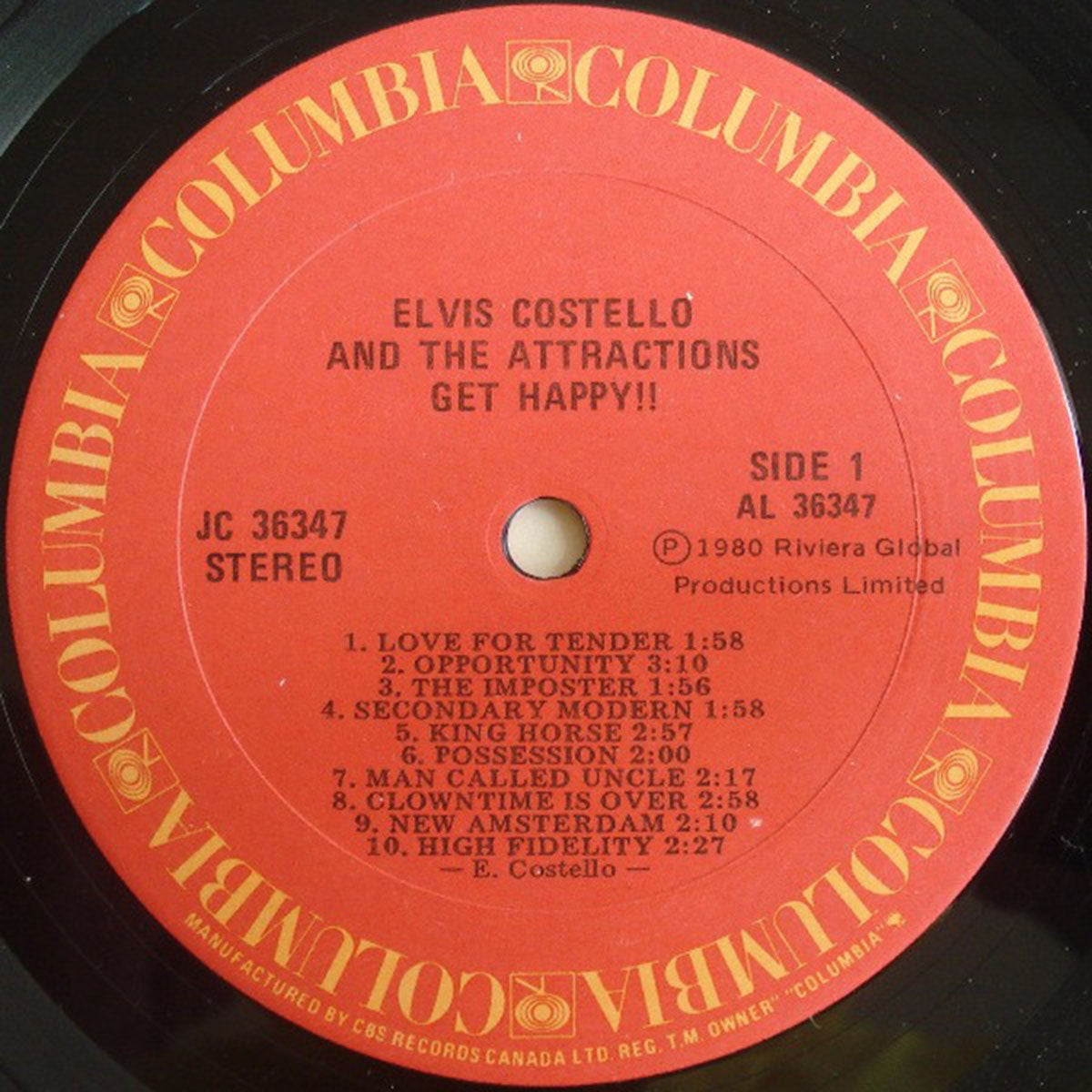 Elvis Costello And The Attractions – Get Happy!! VinylPursuit.com