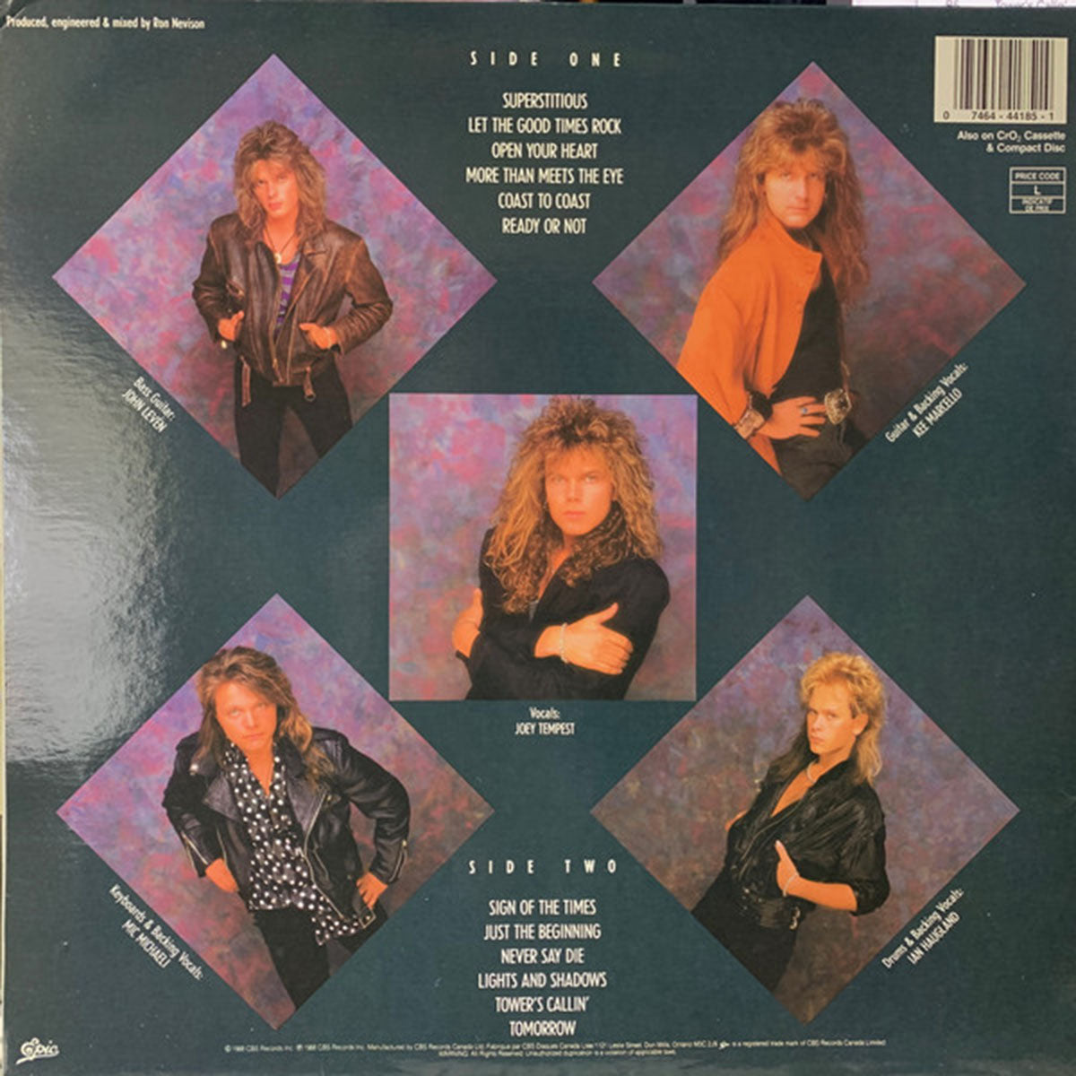 Europe – Out Of This World - 1988 US Original