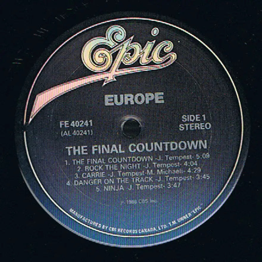 Europe – The Final Countdown VinylPursuit.com