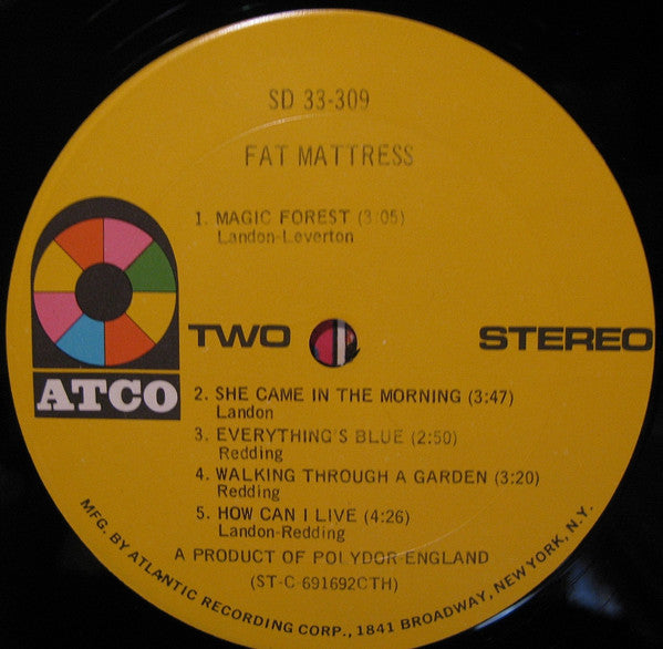 Fat Mattress – Fat Mattress - 1969 US Pressing