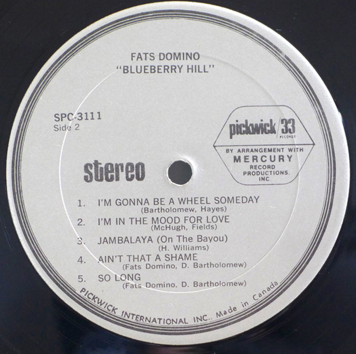 Fats Domino – Blueberry Hill!