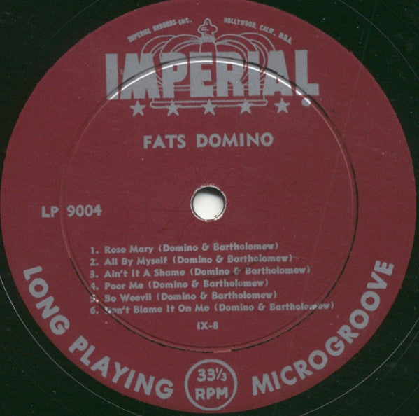 Fats Domino – Rock And Rollin' With Fats Domino - 1956 US Mono Pressing