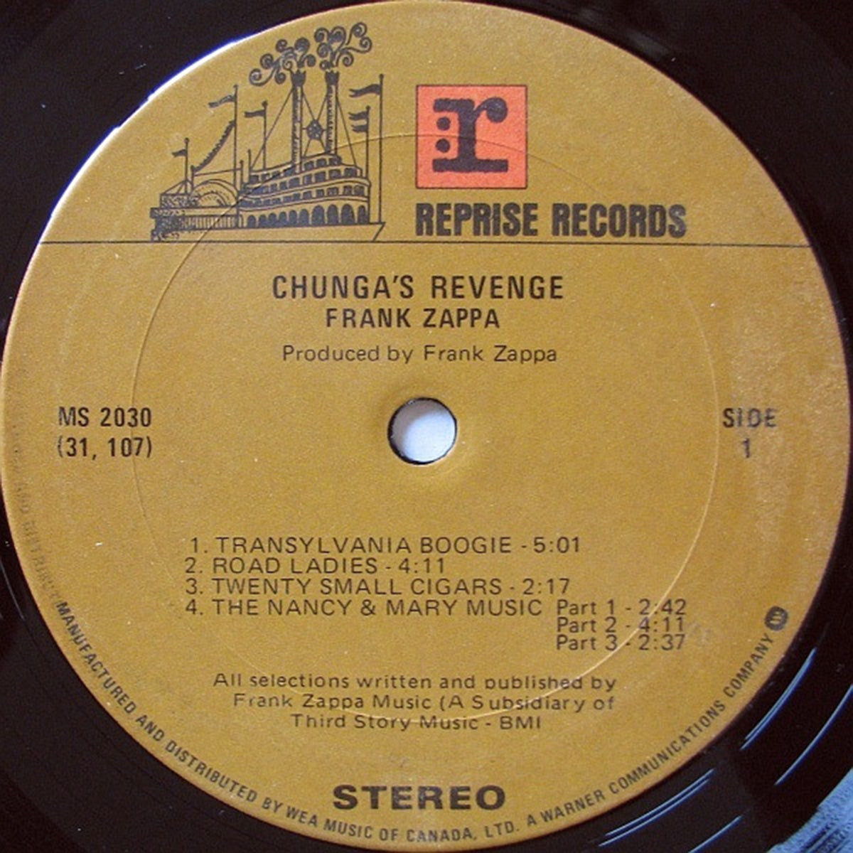 Frank Zappa – Chunga's Revenge - 1973
