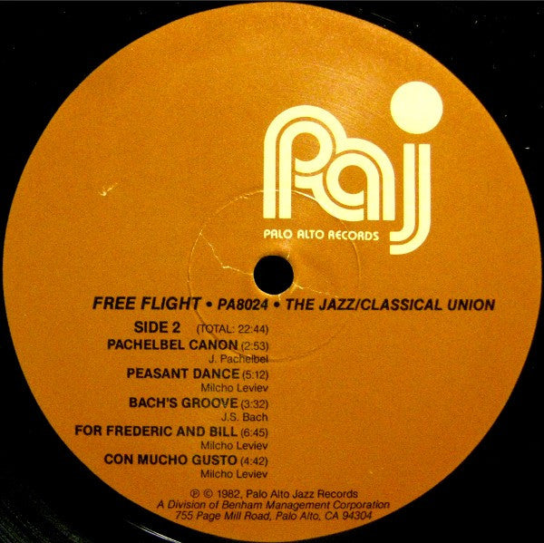 Free Flight – The Jazz/Classical Union - 1982 US Pressing
