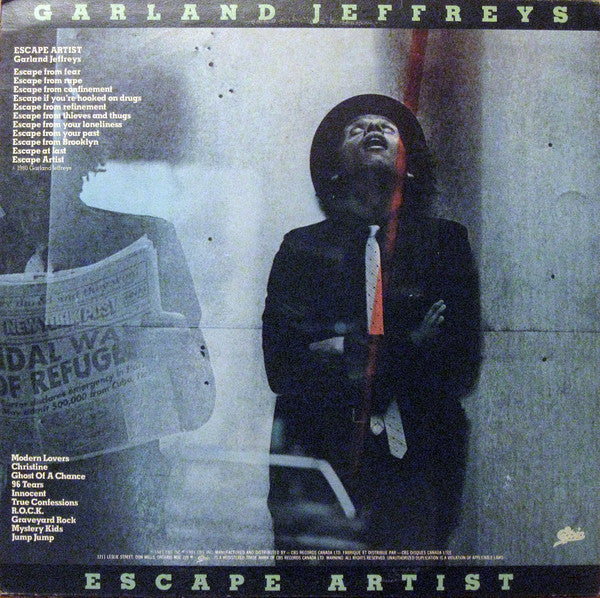 Garland Jeffreys – Escape Artist - 1981 w 7" Single
