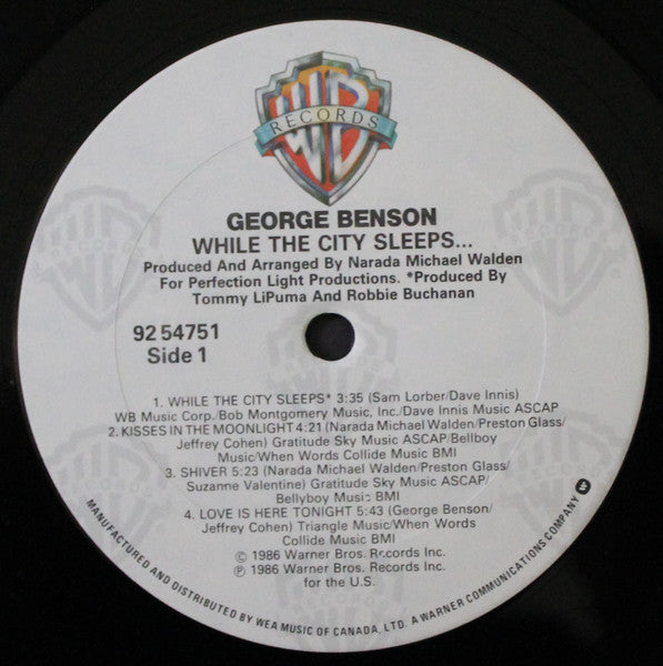 George Benson – While The City Sleeps... 1986