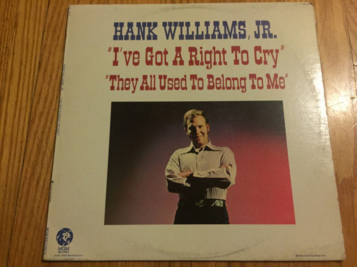 Hank Williams Jr. – 'I've Got A Right To Cry' 'They All Used To Belong To Me'