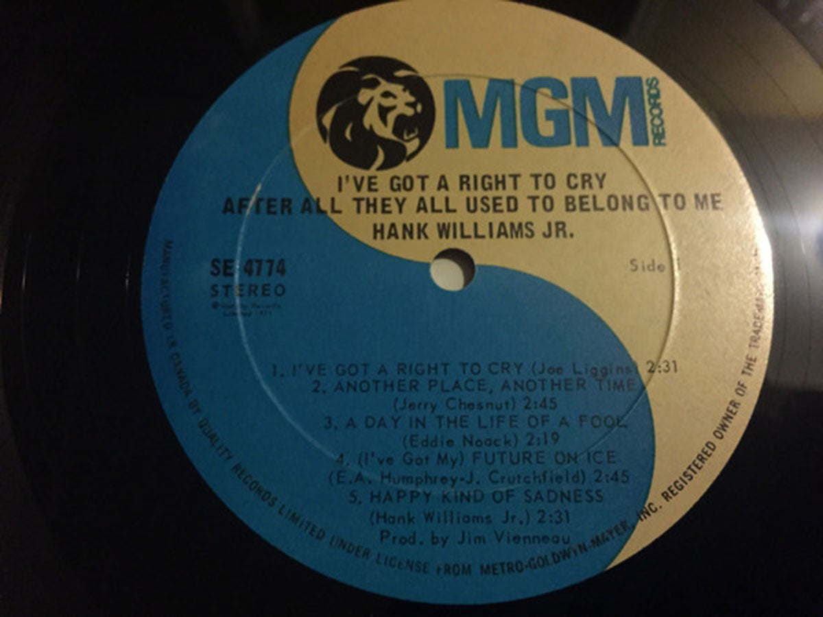 Hank Williams Jr. – 'I've Got A Right To Cry' 'They All Used To Belong To Me'