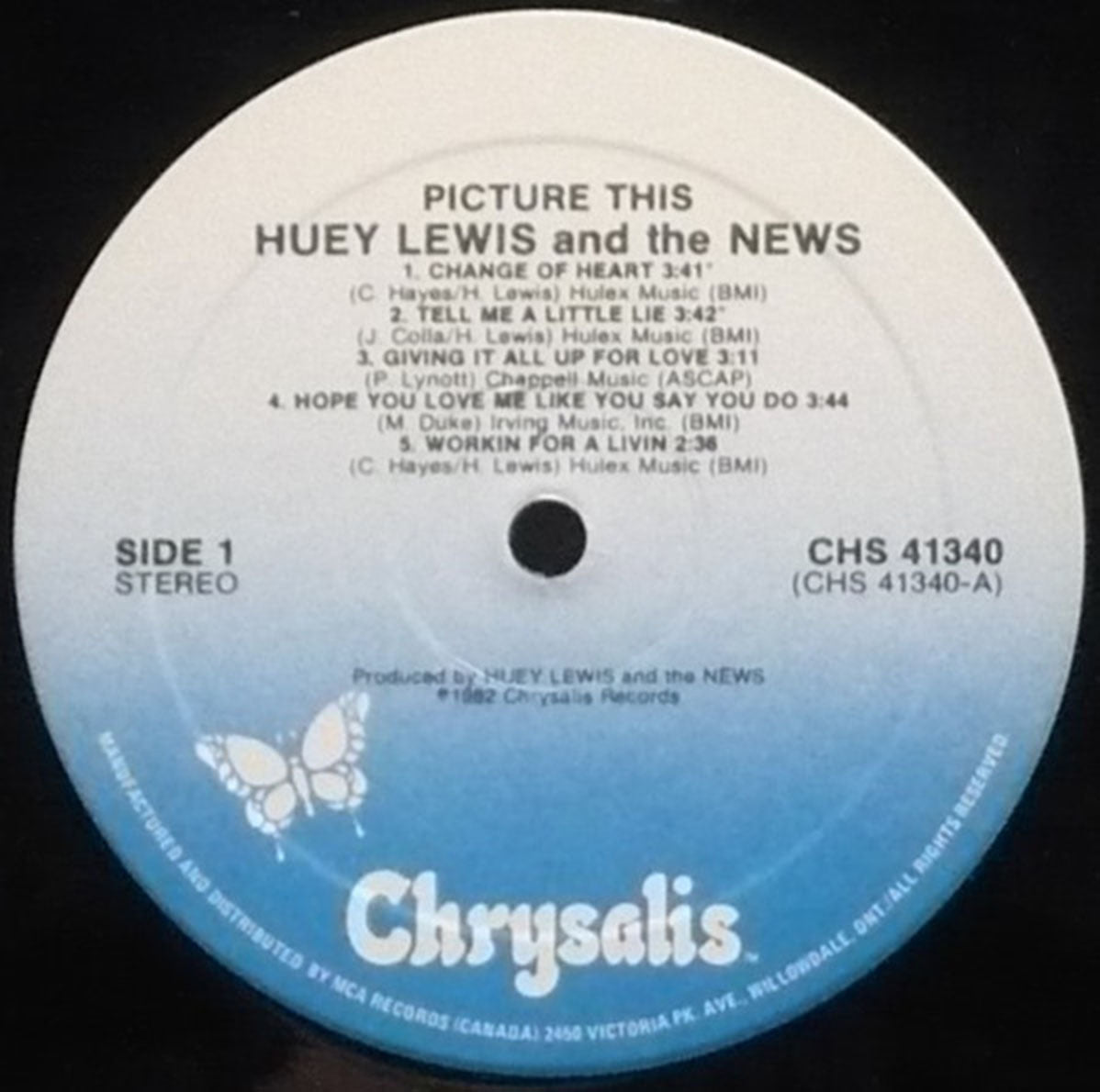 Huey Lewis And The News – Picture This VinylPursuit.com