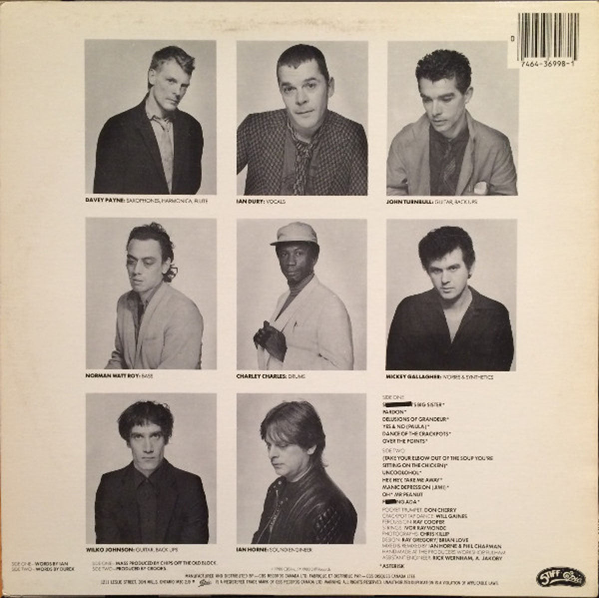Ian Dury And The Blockheads – Laughter - 1981