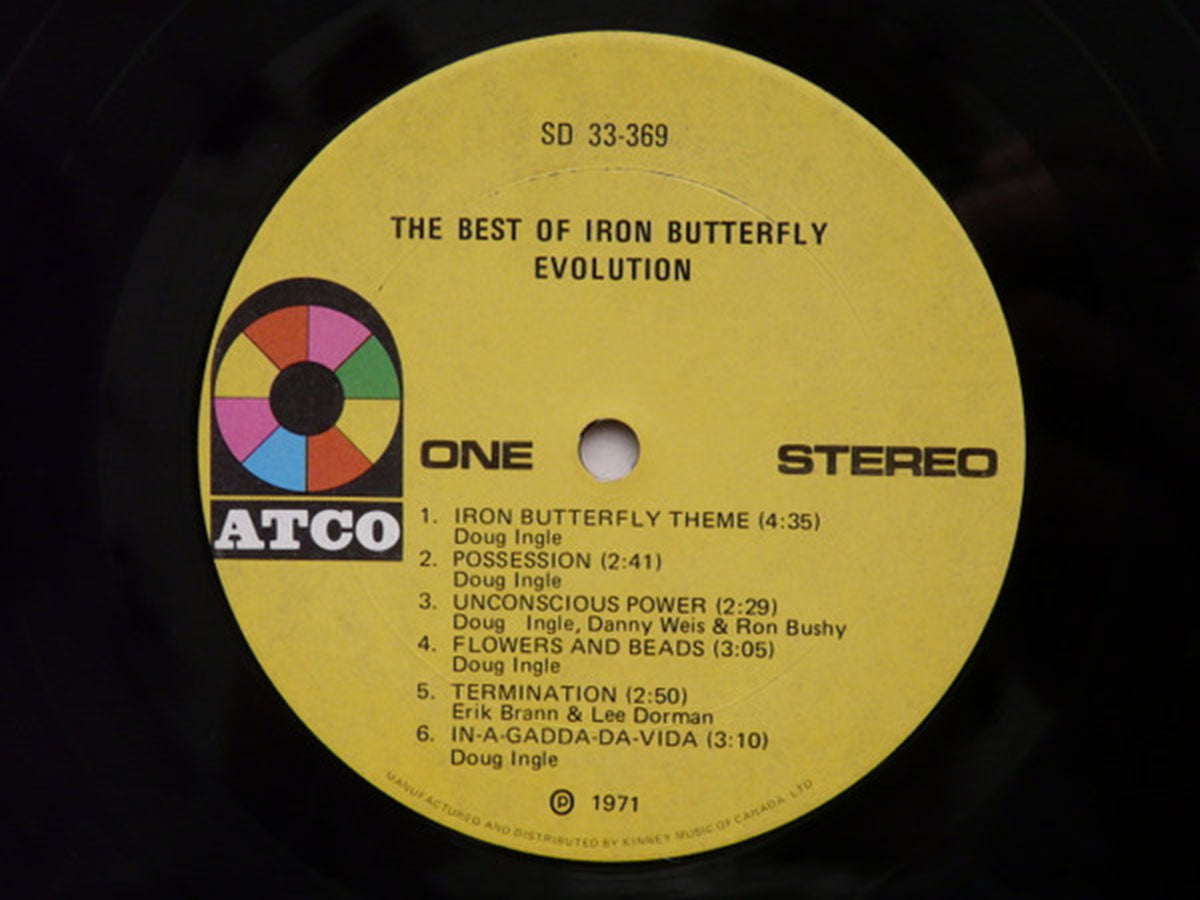 Iron Butterfly – The Best Of Iron Butterfly Evolution Vinyl Pursuit Inc