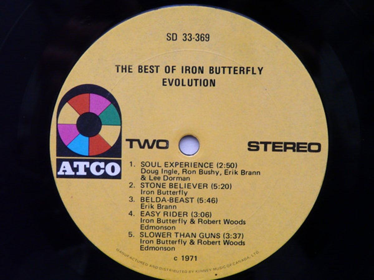 Iron Butterfly – The Best Of Iron Butterfly Evolution Vinyl Pursuit Inc