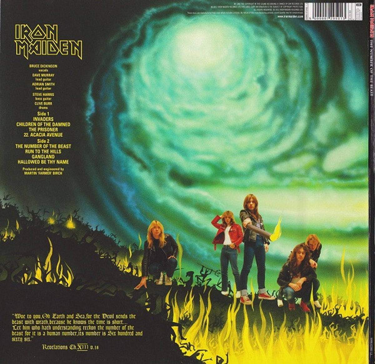 Iron Maiden – The Number Of The Beast - PICTURE DISC Vinyl Pursuit Inc