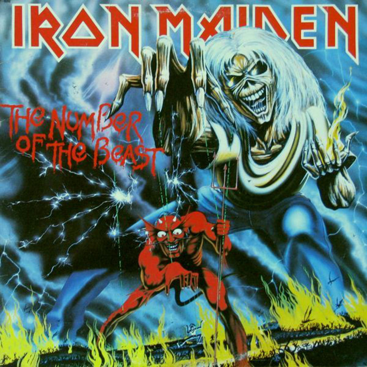 Iron Maiden – The Number Of The Beast - Album Cover Art
