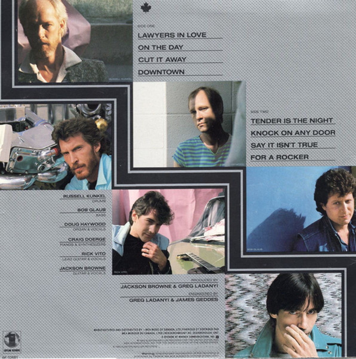 Jackson Browne – Lawyers In Love VinylPursuit.com