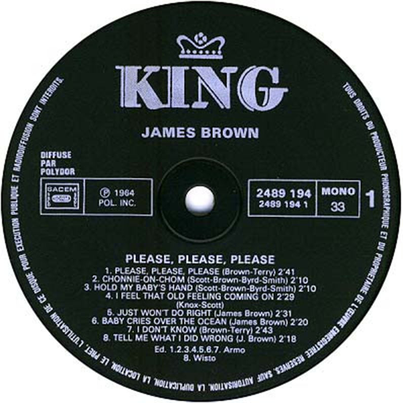 James Brown And His Famous Flames – Please, Please, Please - MONO French Pressing