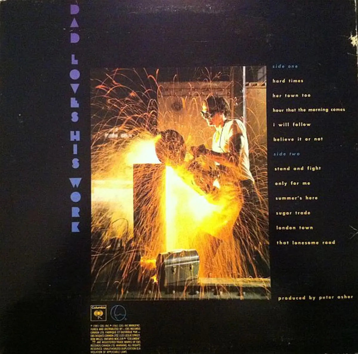James Taylor – Dad Loves His Work - 1981 Vinyl Pursuit Inc