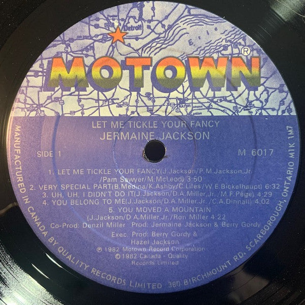 Jermaine Jackson – Let Me Tickle Your Fancy - 1982