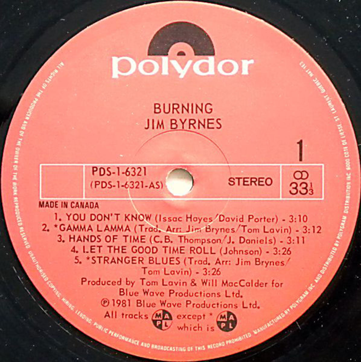 Jim Byrnes – Burning