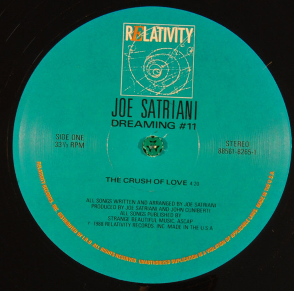 Joe Satriani – Dreaming #11 - US Pressing