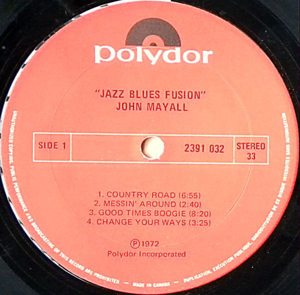 John Mayall – Jazz Blues Fusion