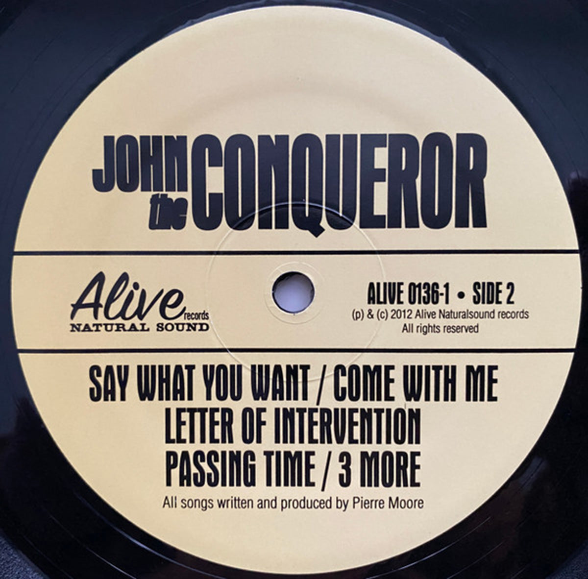 John The Conqueror – John The Conqueror Europe Pressing