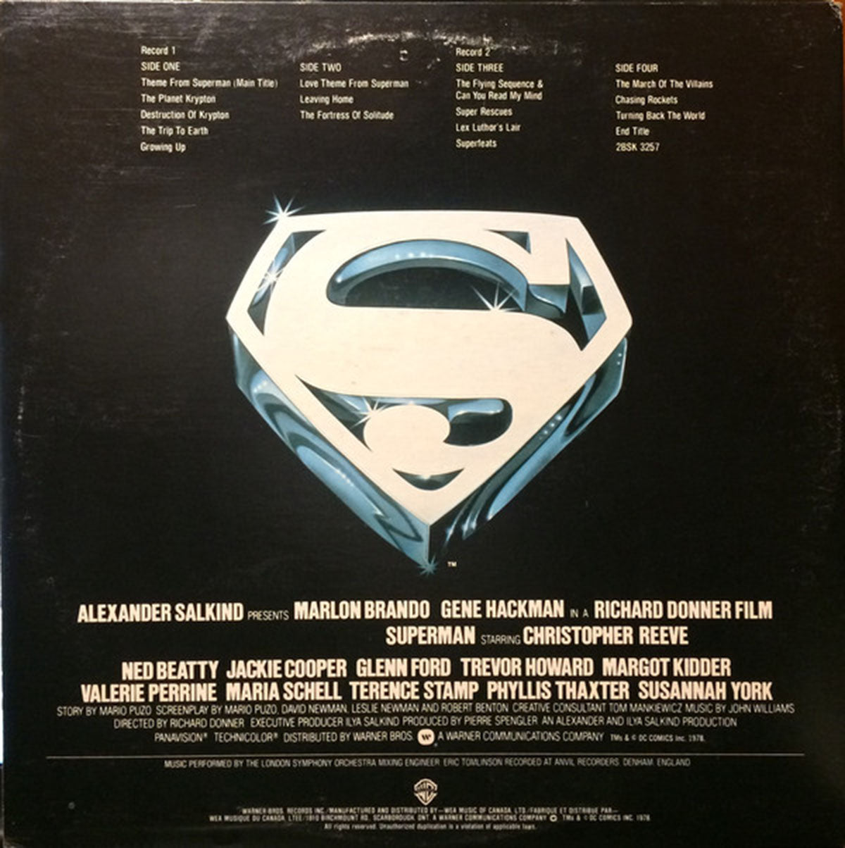 Superman - The Movie - Original Movie Soundtrack VinylPursuit.com