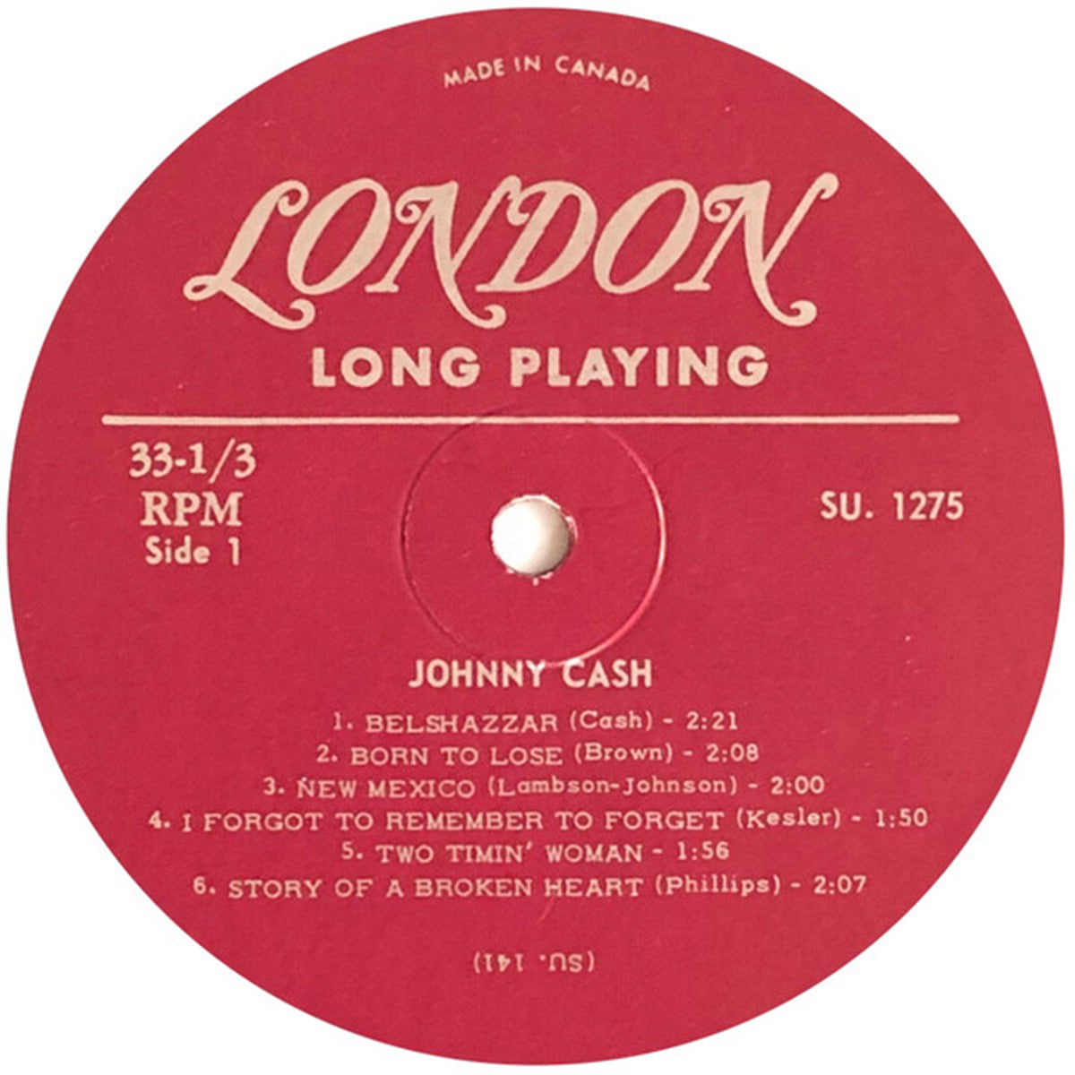 Johnny Cash – Original Sun Sound Of Johnny Cash - 1964