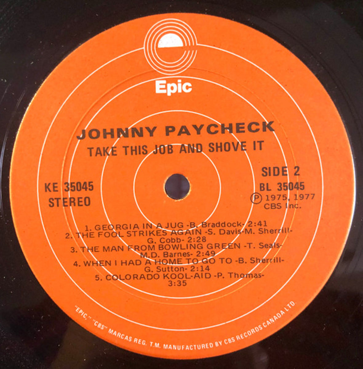 Johnny Paycheck – Take This Job And Shove It - 1977  Original