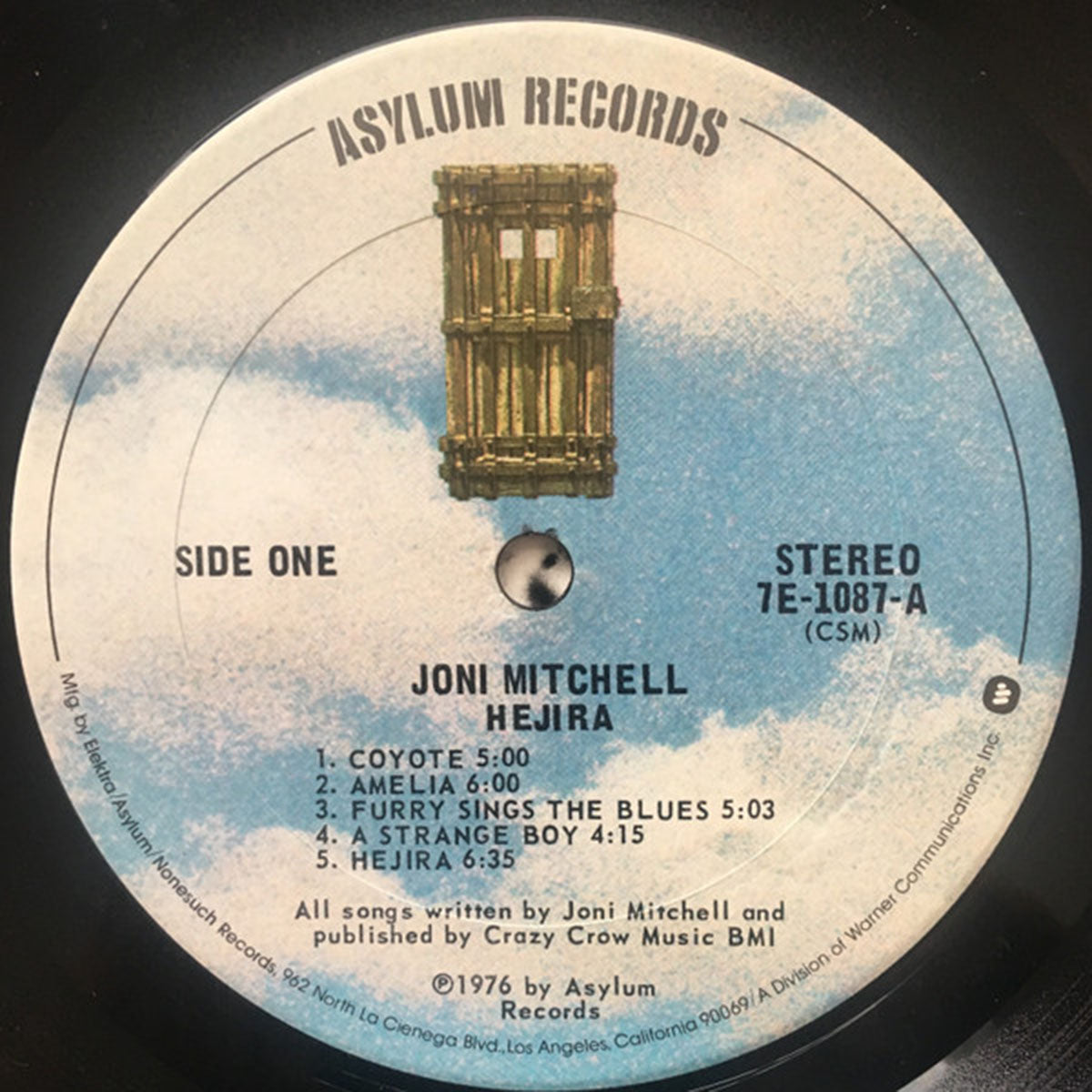 Joni Mitchell – Hejira - 1976 US Original!