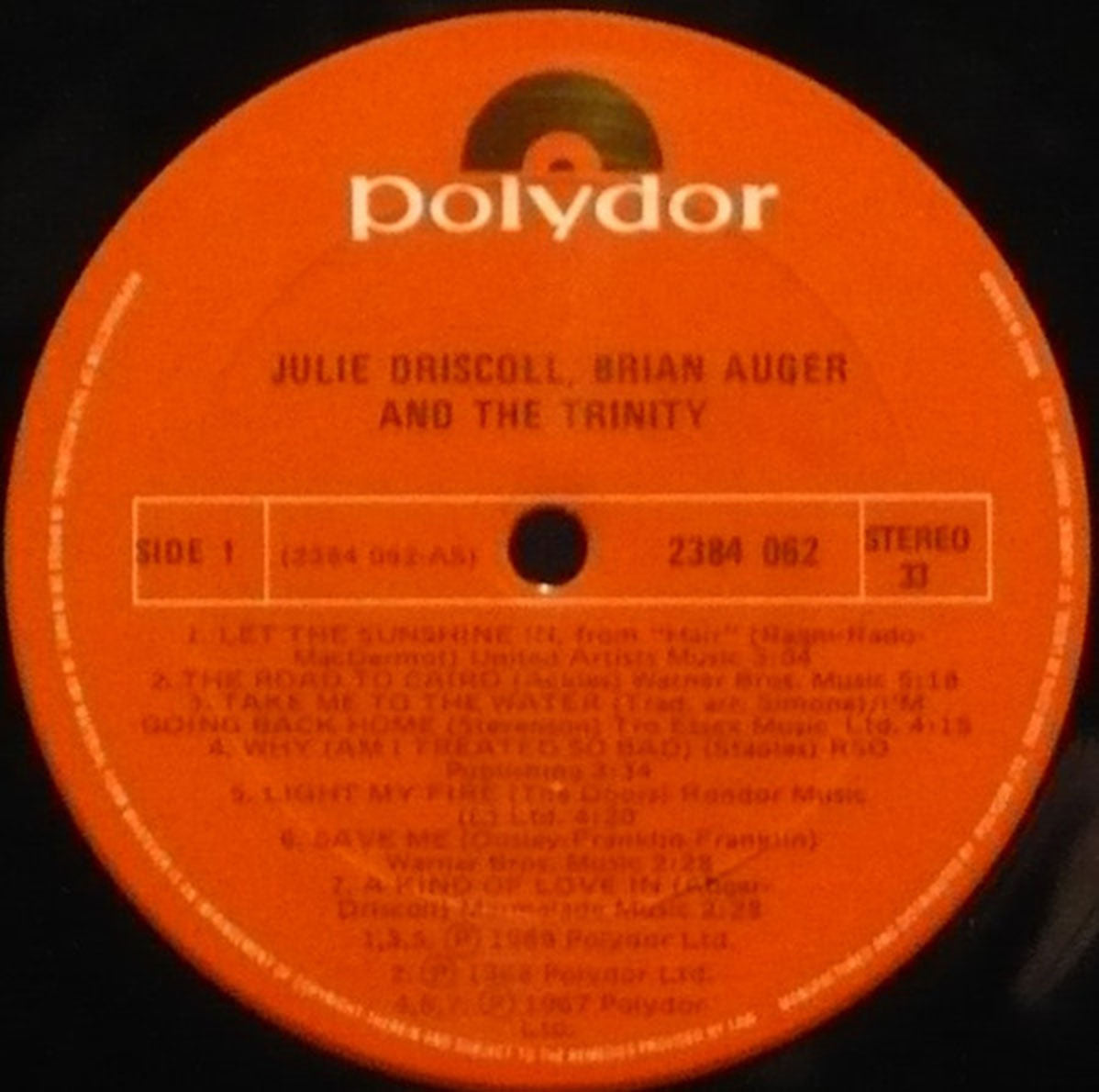input Klage Tag fat Julie Driscoll, Brian Auger & The Trinity – Julie Driscoll, Brian Auge –  Vinyl Pursuit Inc