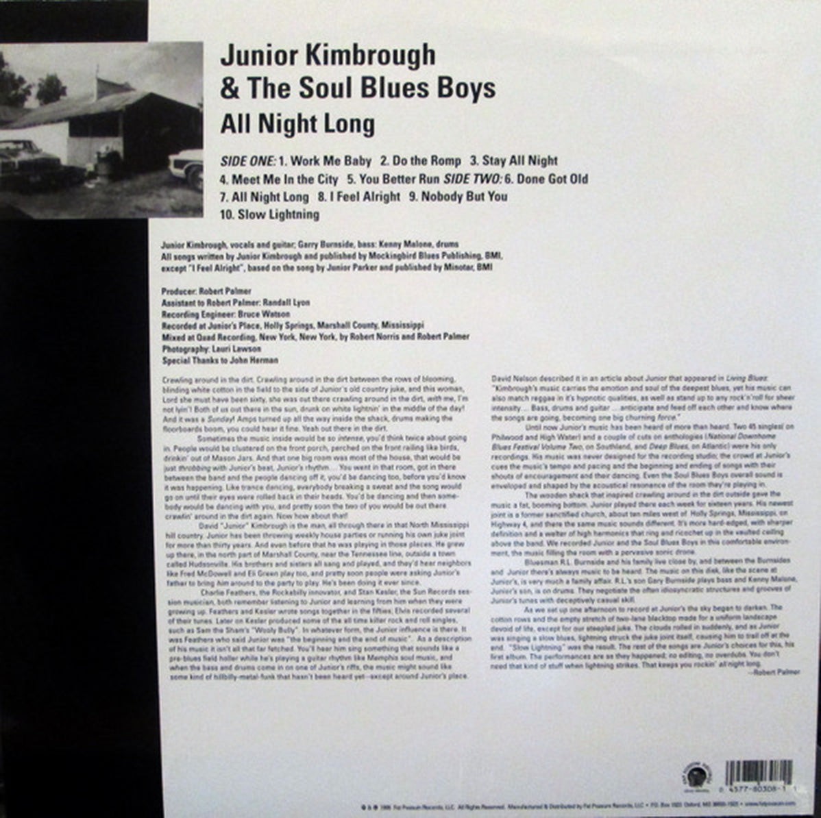 Junior Kimbrough & The Soul Blues Boys – All Night Long