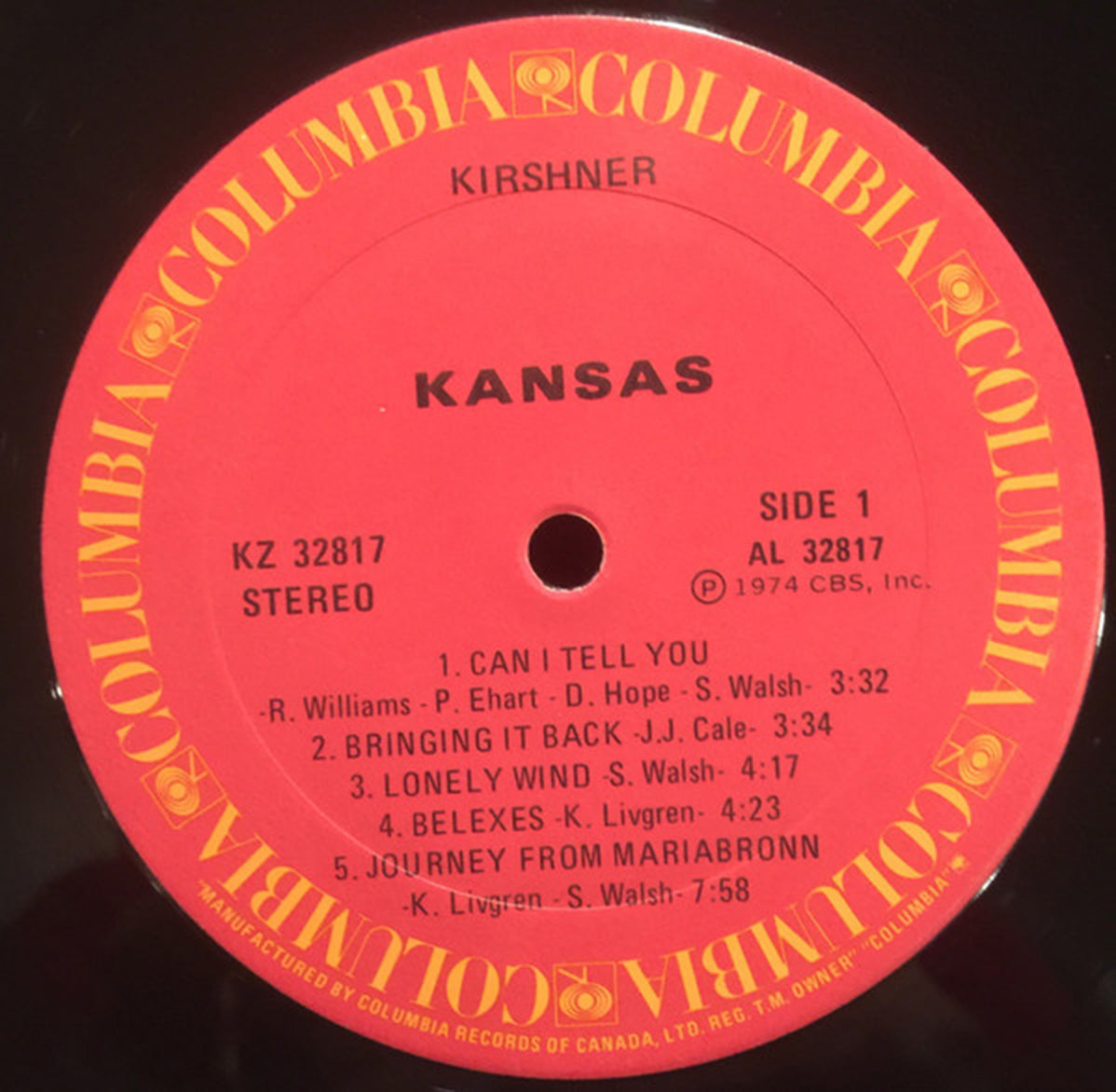 Kansas – Kansas - 1974