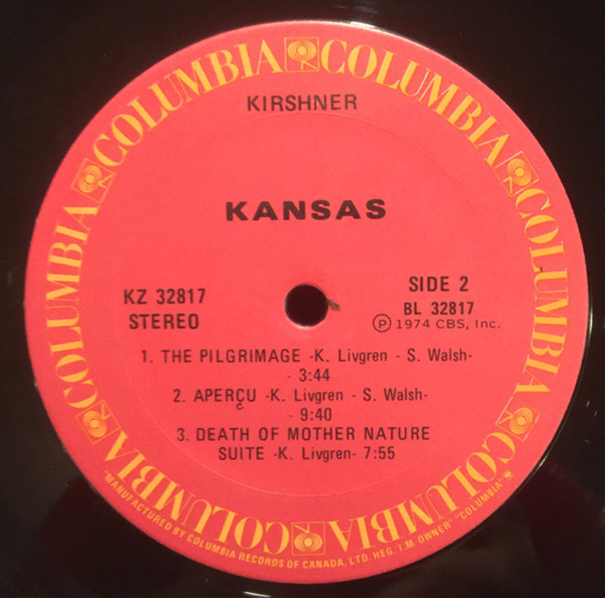 Kansas – Kansas - 1974