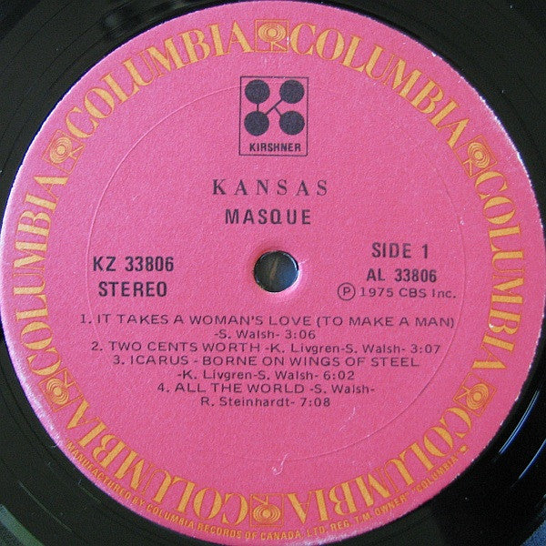 Kansas – Masque - 1975