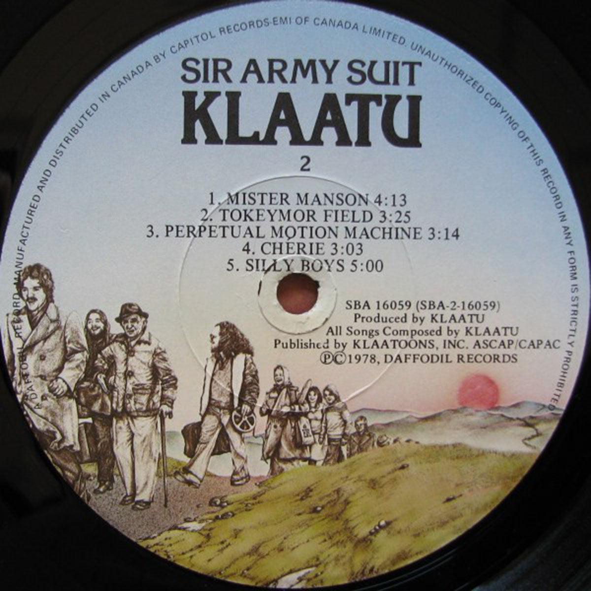 Klaatu – Sir Army Suit - 1978