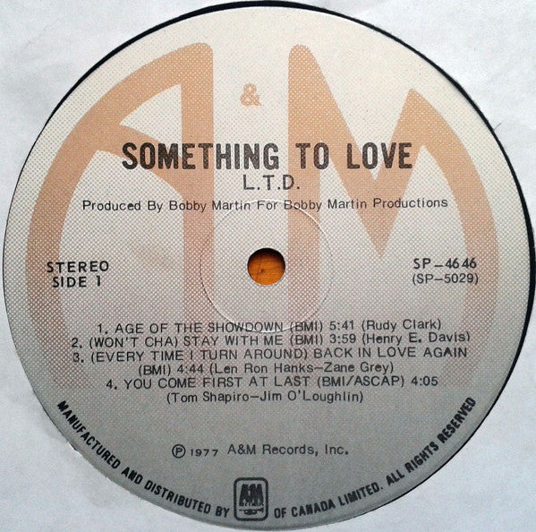 L.T.D. – Something To Love - 1977