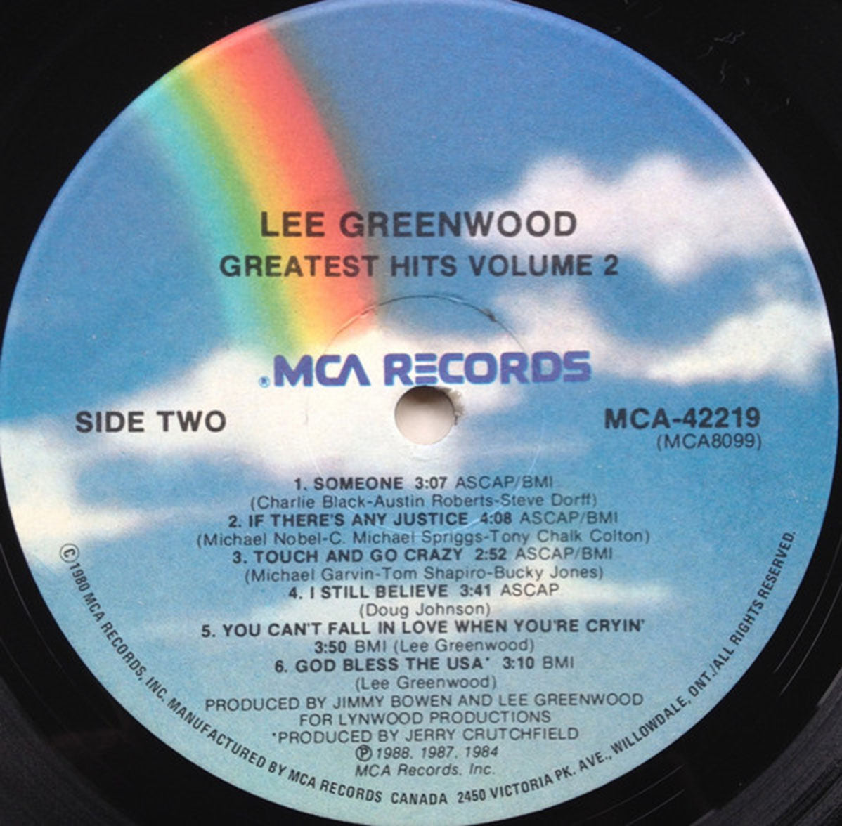 Lee Greenwood – Greatest Hits Volume Two -Sealed!