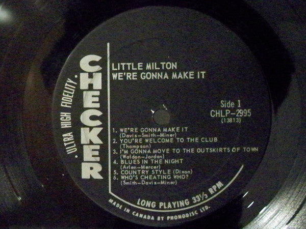 Little Milton – We're Gonna Make It - 1965 Mono