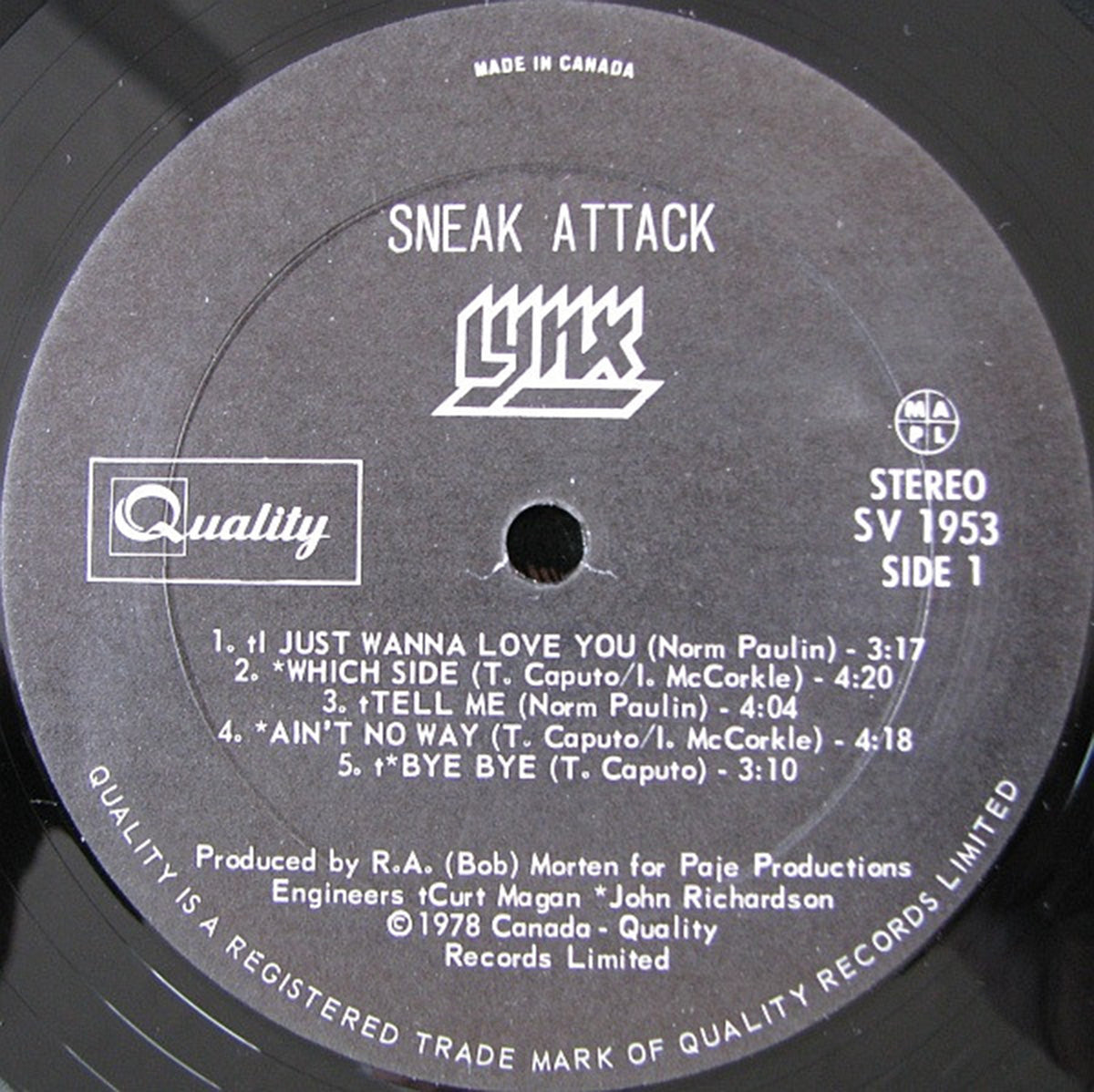 Lynx – Sneak Attack - 1978