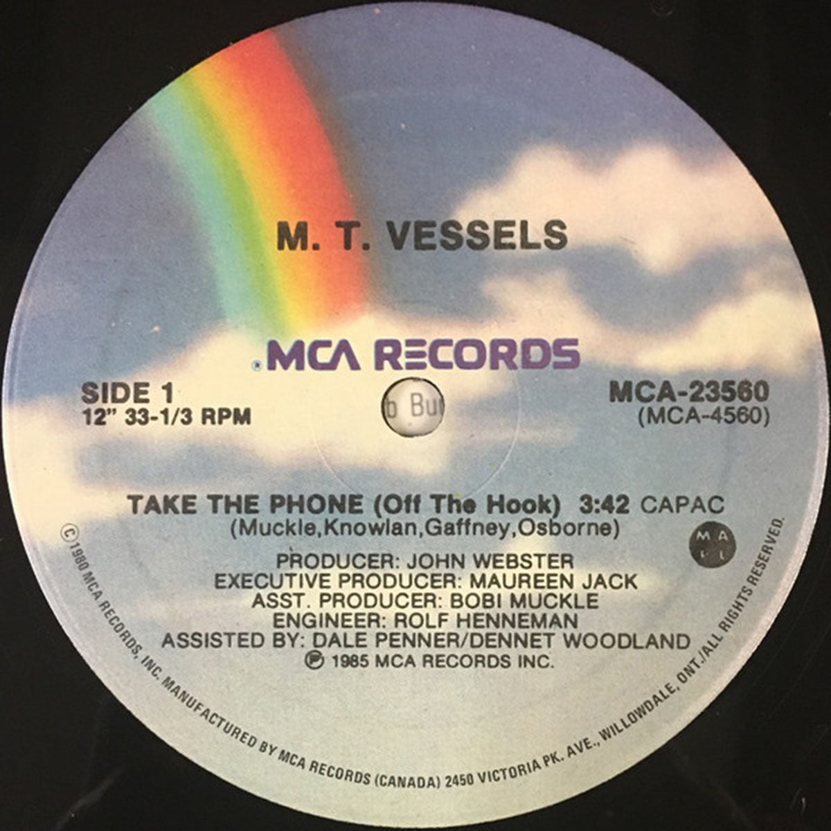 M.T. Vessels – Take The Phone (Off The Hook) / Valentinos
