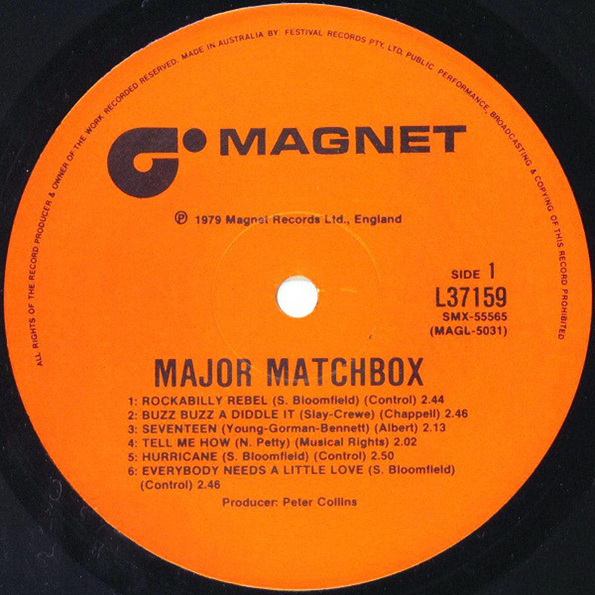 Major Matchbox – Major Matchbox - Australian Pressing