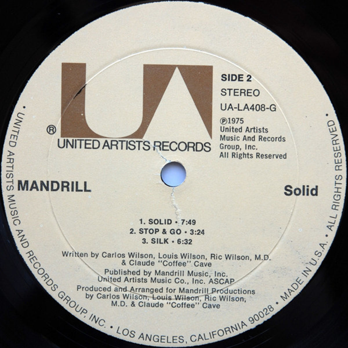 Mandrill – Solid - US Pressing
