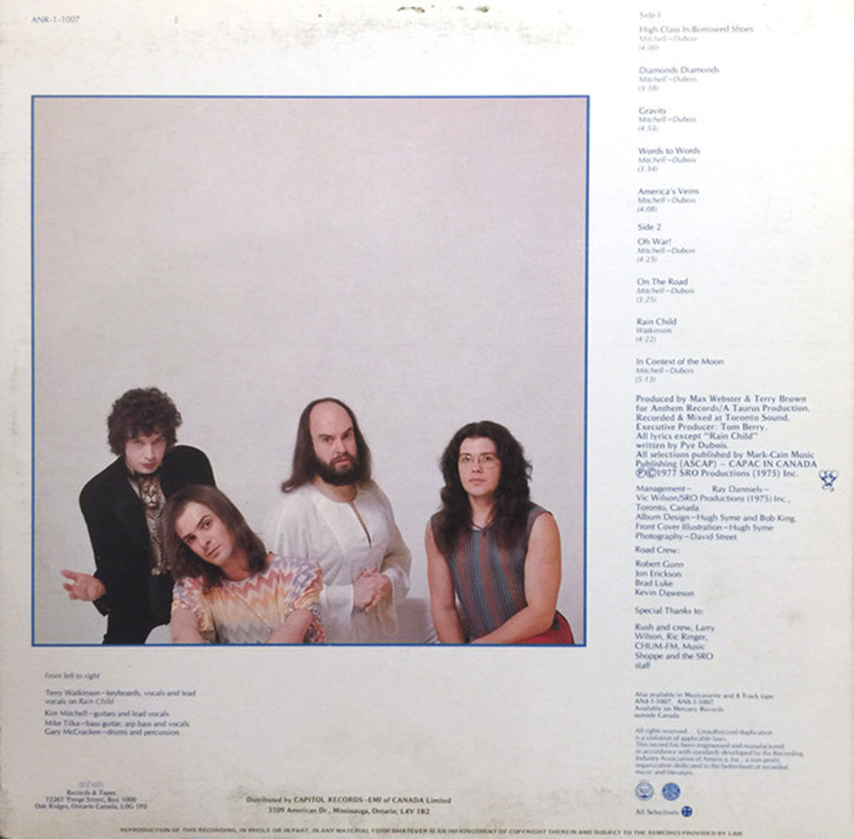 Max Webster ‎– High Class In Borrowed Shoes VinylPursuit.com