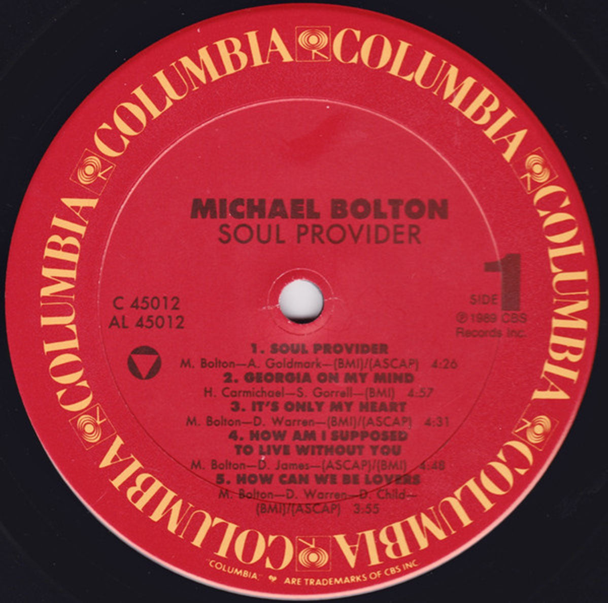 Michael Bolton – Soul Provider - US Pressing