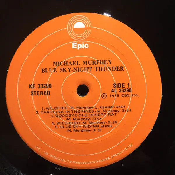 Michael Murphey – Blue Sky · Night Thunder VinylPursuit.com