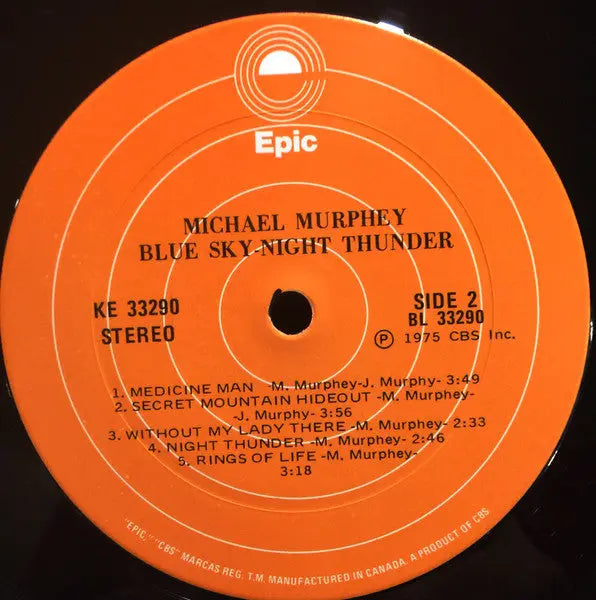 Michael Murphey – Blue Sky · Night Thunder VinylPursuit.com