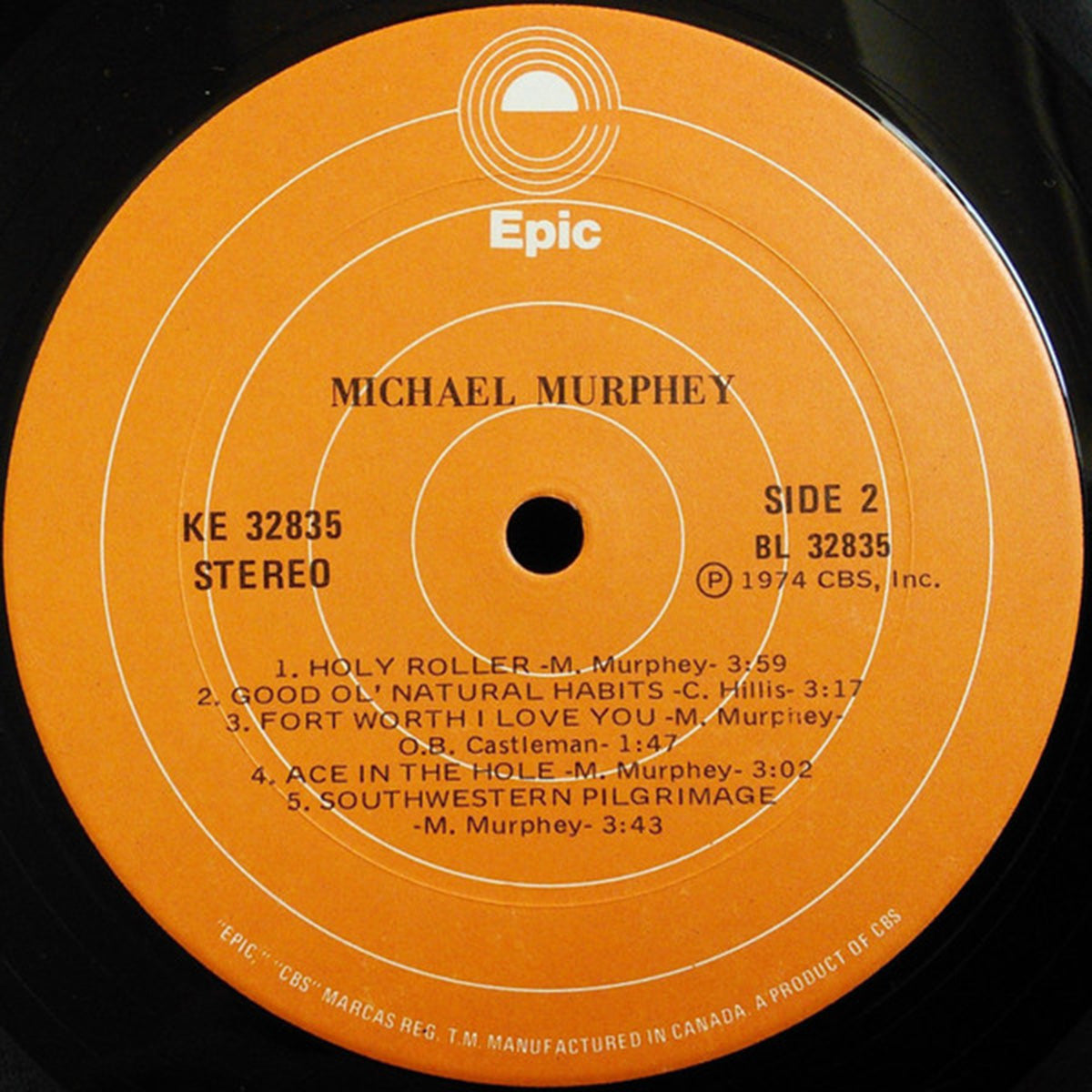 Michael Murphey Michael Murphey 1974 Vinyl Pursuit Inc