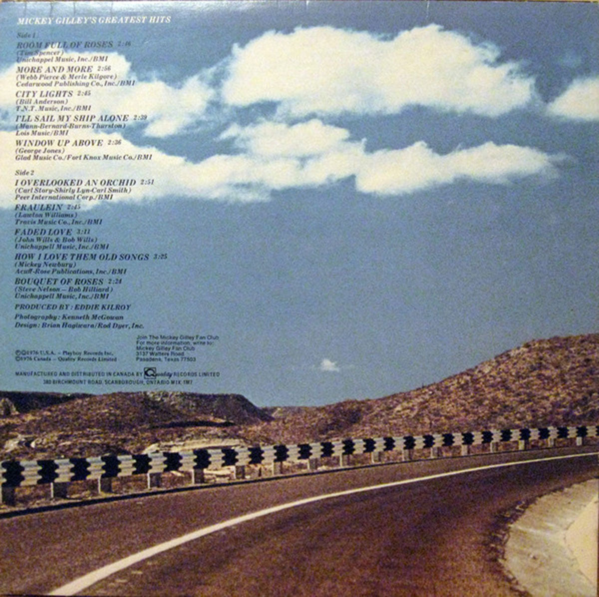 Mickey Gilley – Gilley's Greatest Hits Vol. 1