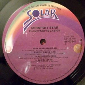 Midnight Star – Planetary Invasion - 1984